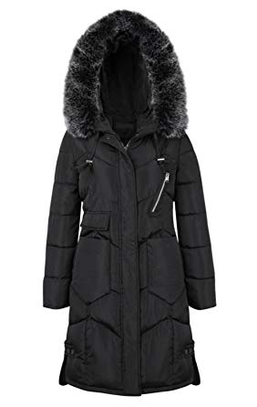 Amazon.com: frawirshau Women's Winter Coats with Fur Hood Plus Size