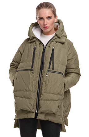 Amazon.com: FADSHOW Women's Winter Down Jackets Long Down Coats Warm