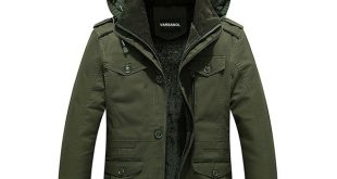Varsanol Brand Mens Winter Jackets Zipper Thick Jacket Men Coat With
