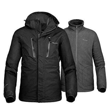 Amazon.com : OutdoorMaster Men's 3-in-1 Ski Jacket - Winter Jacket