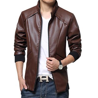 HCXY 2017 New Leather Jackets Men Autumn Winter Leather Clothing cloth