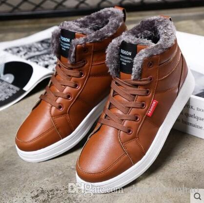 Winter Shoes Mens Casual Shoes Warm Shoes Korean Tide Shoes Mens