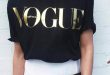 S 4XL Fashion Brand T Shirt coco channel Women VOGUE Printed T shirt