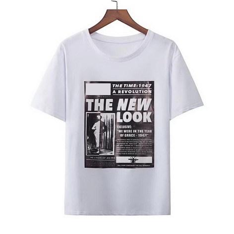 Designer Tshirts For Men Women Brand Tee With Old Newspaper Style