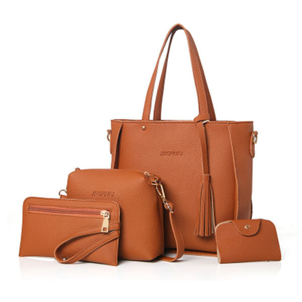 Hot-sale designer 4 PCS PU Leather High-end Handbags For Women