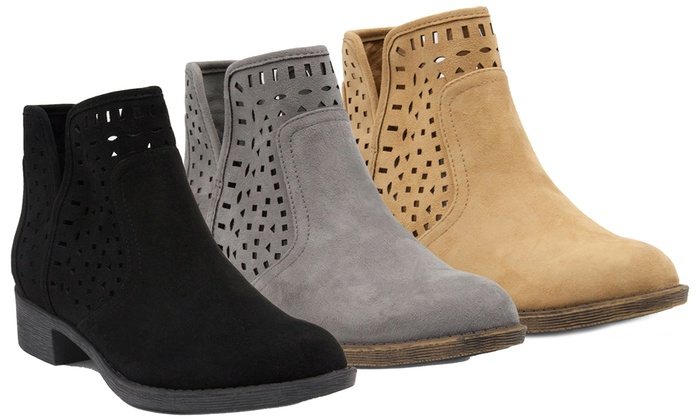 Up To 16% Off on Rampage Women's Ankle Booties | Groupon Goods