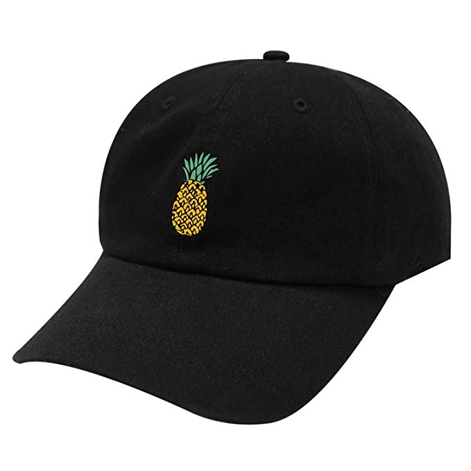 Spring Women's Cap Snapback 3D Pineapple Pattern Printed Hat Men's