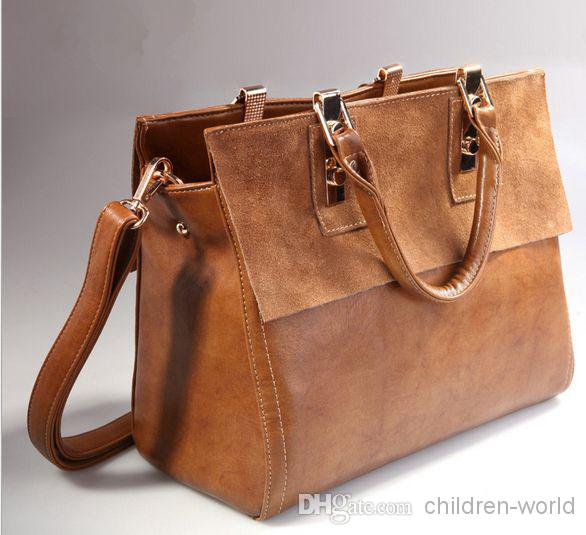 Women Leather Bags Restore Leather Bag Leather Briefcase Handbags