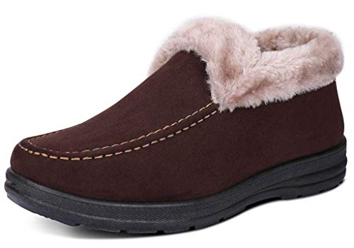 Amazon.com | Labato Style Women's Winter Short Snow Boots Warm Slip