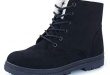 Amazon.com | CIOR Women's Winter Boots Warm Suede Lace up Snow Boots