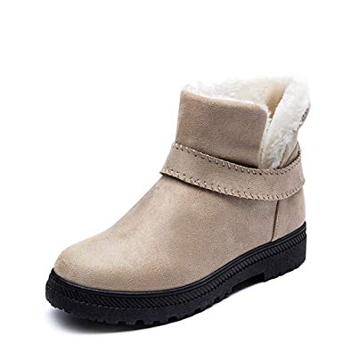 Amazon.com | T-JULY Women's Winter Boots Ladies Ankle Boots for