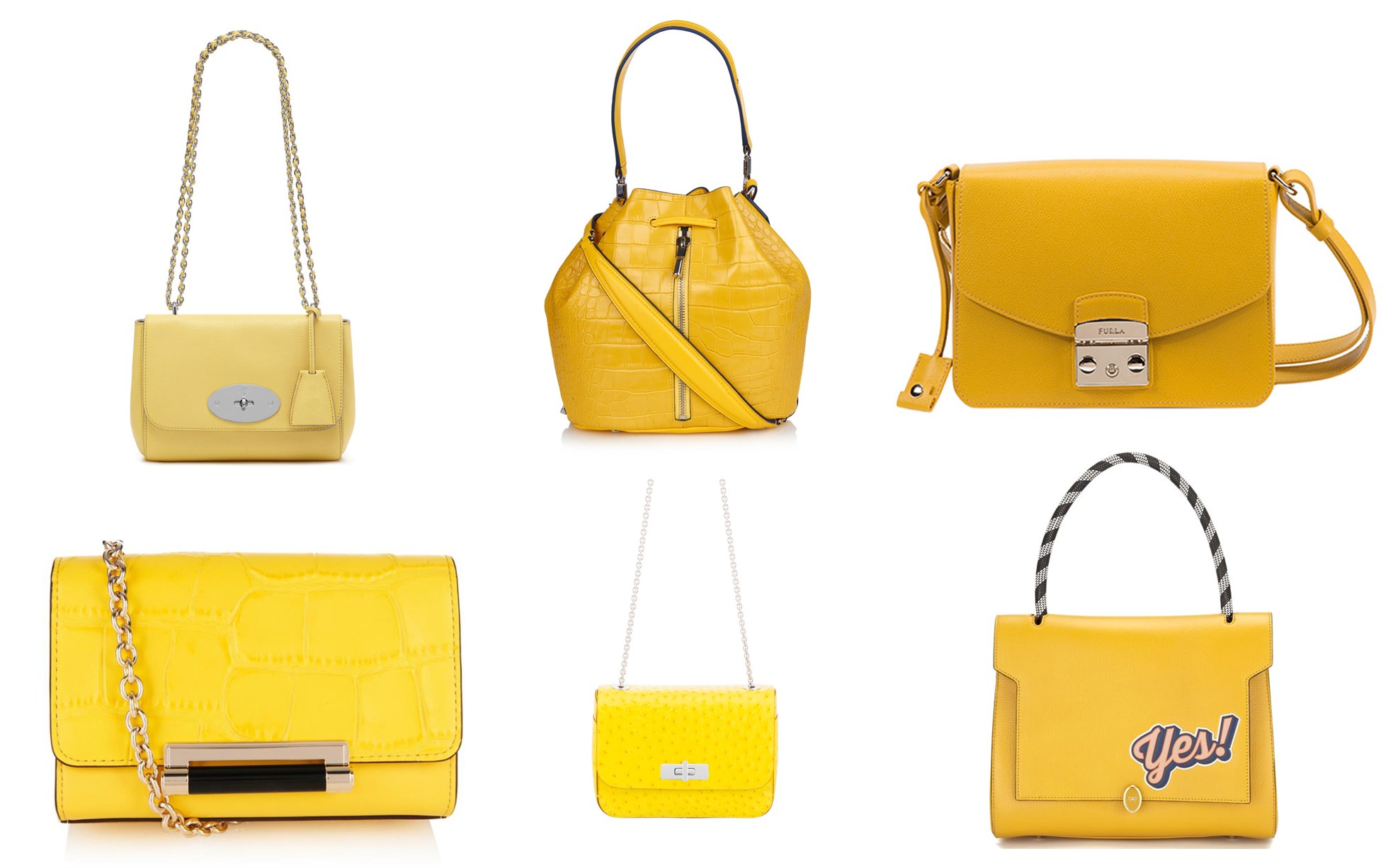 Yellow handbags: the surprise hit of the summer