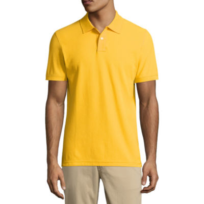 Polo Shirts Yellow School Uniforms for Men - JCPenney