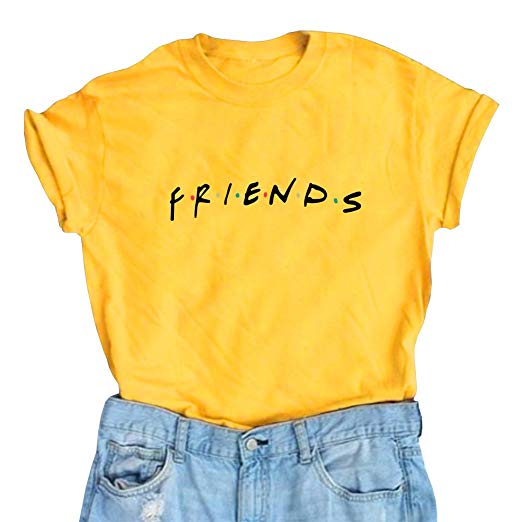 Amazon.com: LOOKFACE Women Friends TV Show Graphic Cute T Shirts