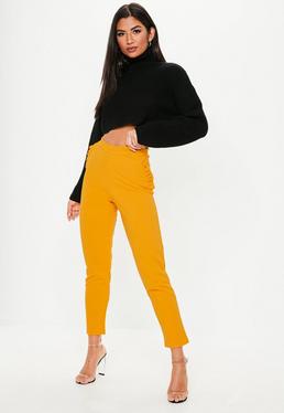 Yellow Trousers | Women's Yellow Trousers Online - Missguided