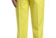 Men's Yellow Dress Pants | Vibrant Yellow Trousers
