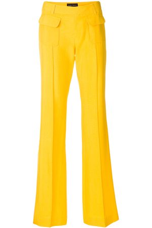 Yellow Trousers Wide Leg Pants for Women, compare prices and buy online