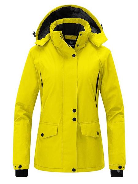 Women's Waterproof Ski Jacket Hooded Winter Parka Coats u2013 Wantdo