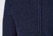 Navy Chunky Knit Zipped Cardigan - Just £5
